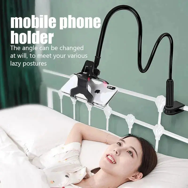 Supporto universale per telefono cellulare Supporto pigro flessibile Clip per telefono cellulare regolabile Staffa di montaggio da tavolo per letto di casa Supporto per smartphone (Copia)