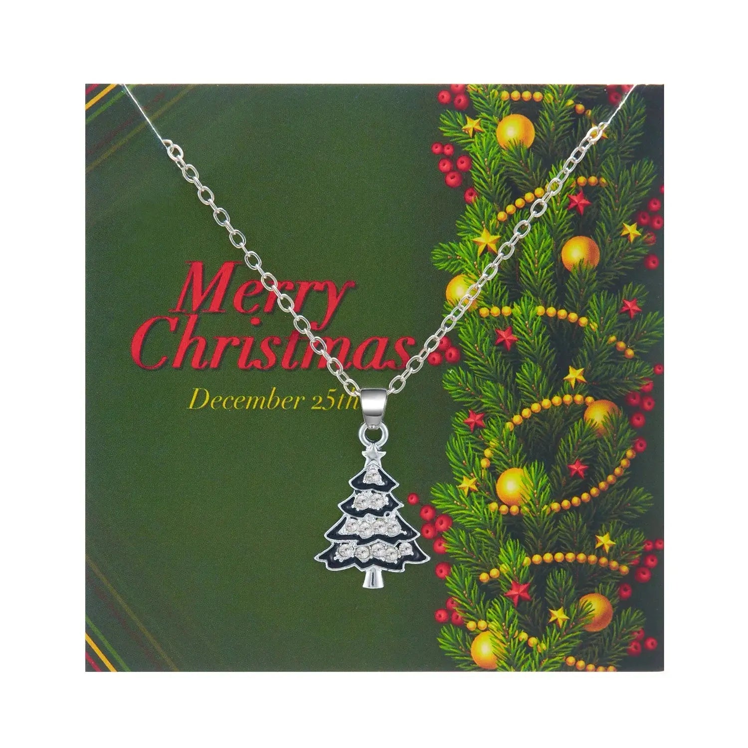 Capodanno Nuovo simpatico albero di Natale Collezione Collana Natale Fiocco di neve Collana con ciondolo Babbo Natale Gioielli per feste