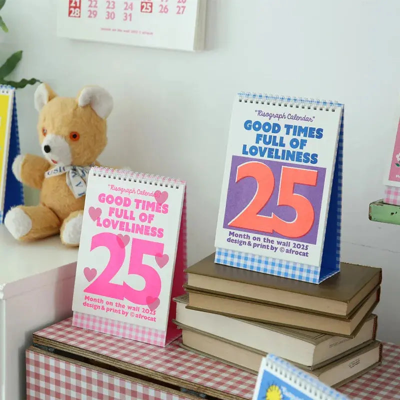 2025 nuovo calendario da tavolo Regalo di Capodanno Creativo ufficio decorazione desktop puntelli foto bel calendario calendario da tavolo