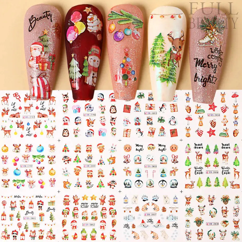 Adesivi per unghie ad acqua con decalcomania del drago Cursore di design per unghie di Capodanno Sfregamento su adesivi per trasferimento Decorazione Accessori per manicure Strumento