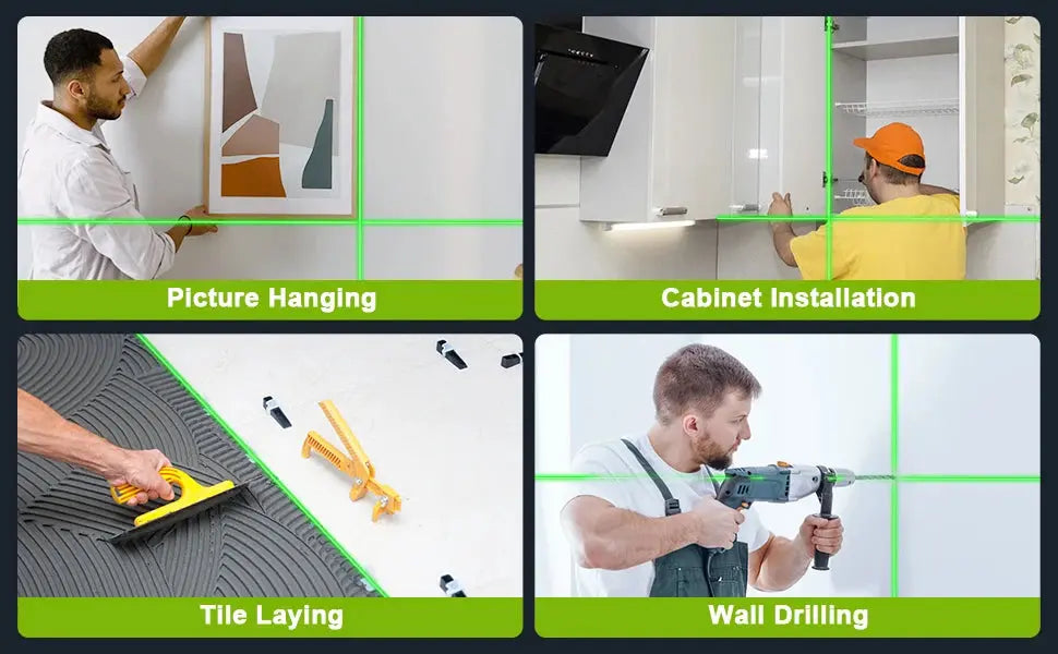 Lfine Livello Laser 2 Linee Croce Livello Verde Laser Orizzontale Verticale Nivel Laser automatico 360 ° Strumenti di livello laser autolivellanti