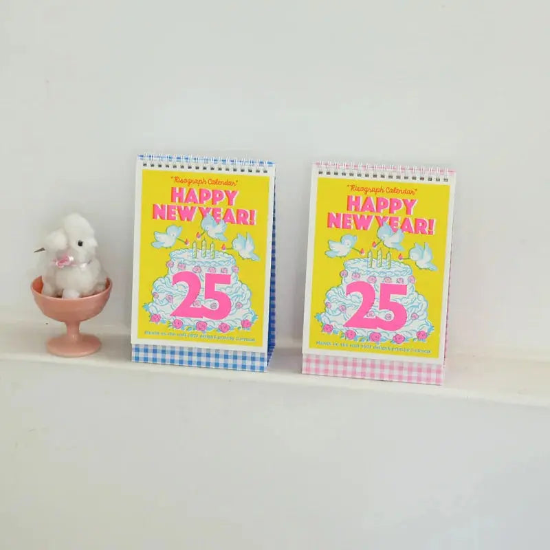 2025 nuovo calendario da tavolo Regalo di Capodanno Creativo ufficio decorazione desktop puntelli foto bel calendario calendario da tavolo